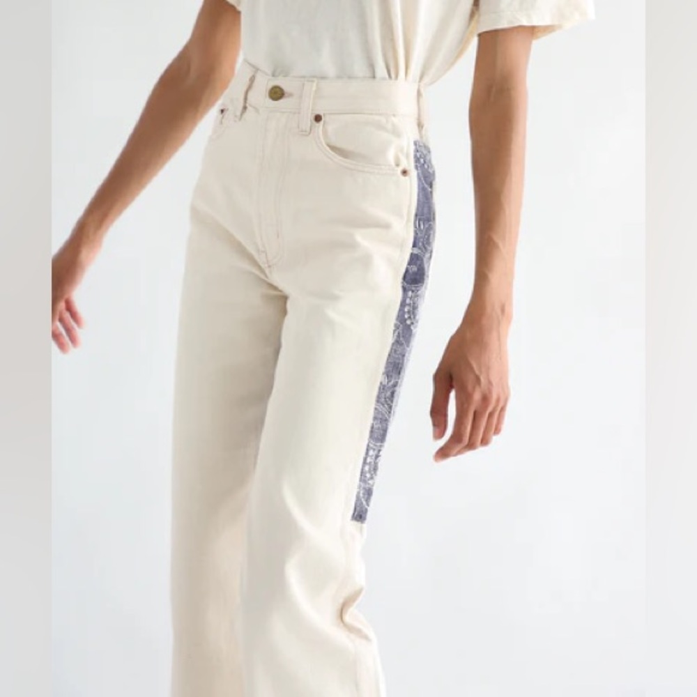 B SIDES Plein Floral Patchwork Limited Editiond Jeans